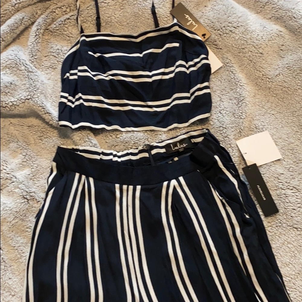 Super cute wide leg pants set